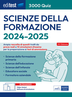 cover image of EBOOK- Editest 3000 quiz Scienze della formazione